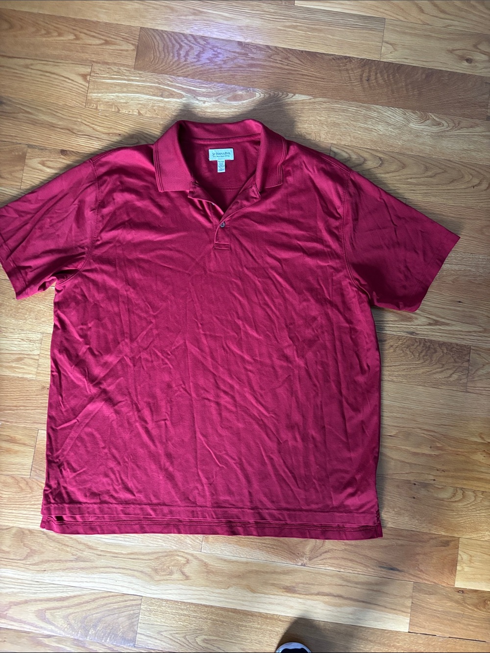 St. John's Bay Men's Red Polo